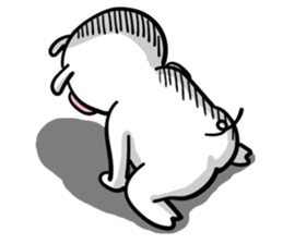 A delightful pig family sticker #12003452