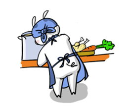 A delightful pig family sticker #12003461