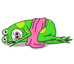 A delightful pig family sticker #12003476