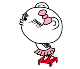 big white bear sticker #12003842