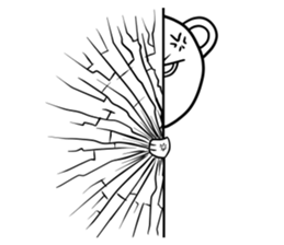 big white bear sticker #12003844