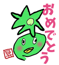 Boy's scribbling sticker #12003927