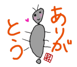 Boy's scribbling sticker #12003928