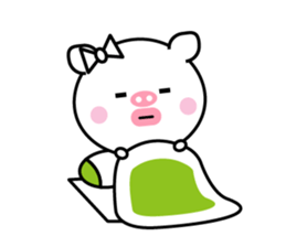Of cod roe lips Piggy-chan sticker #12004574