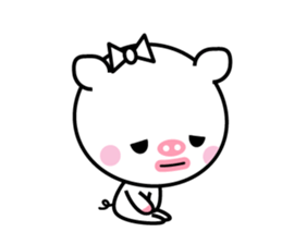 Of cod roe lips Piggy-chan sticker #12004587