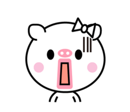 Of cod roe lips Piggy-chan sticker #12004588