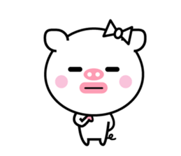 Of cod roe lips Piggy-chan sticker #12004589