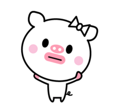Of cod roe lips Piggy-chan sticker #12004591