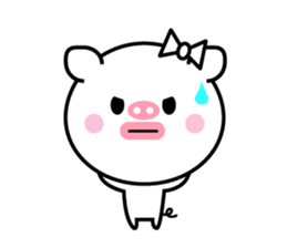 Of cod roe lips Piggy-chan sticker #12004592