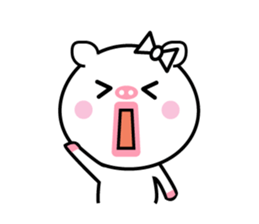 Of cod roe lips Piggy-chan sticker #12004602