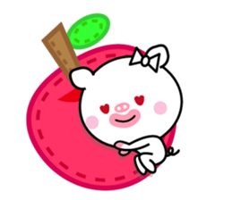 Of cod roe lips Piggy-chan sticker #12004604