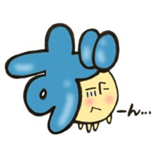 Hiragana letter mushroom 3 sticker #12004939