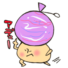 Mr. summer festival mushroom sticker #12005215