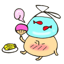 Mr. summer festival mushroom sticker #12005218