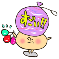 Mr. summer festival mushroom sticker #12005221