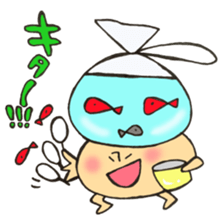 Mr. summer festival mushroom sticker #12005223