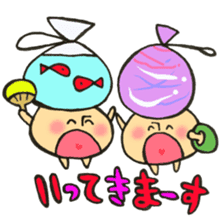 Mr. summer festival mushroom sticker #12005226