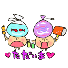 Mr. summer festival mushroom sticker #12005228