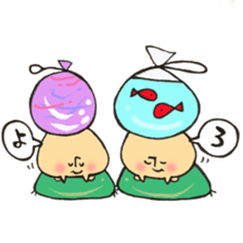 Mr. summer festival mushroom sticker #12005231