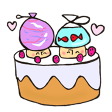 Mr. summer festival mushroom sticker #12005240