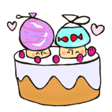 Mr. summer festival mushroom sticker #12005240