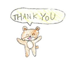 Very cute bear sticker sticker #12005452