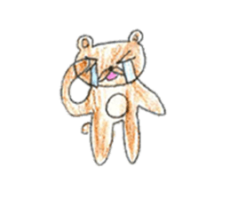 Very cute bear sticker sticker #12005473