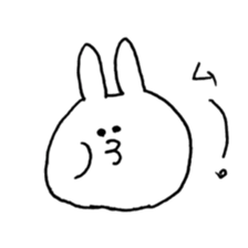 white rabbit work. sticker #12005995