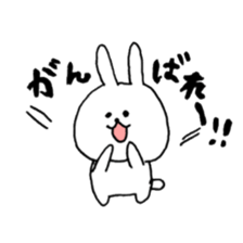 white rabbit work. sticker #12005996