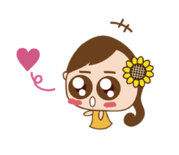 Amore girl sticker #12006165