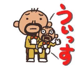 Anonymous bold-old man sticker #12006366