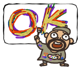 Anonymous bold-old man sticker #12006369