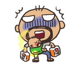 Anonymous bold-old man sticker #12006386