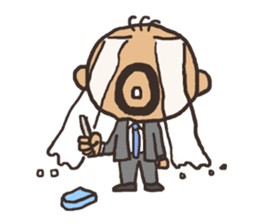 Anonymous bold-old man sticker #12006388