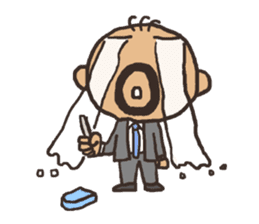 Anonymous bold-old man sticker #12006388