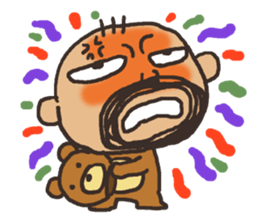 Anonymous bold-old man sticker #12006389