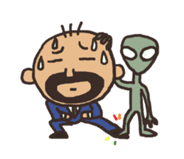 Anonymous bold-old man sticker #12006396