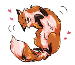 Flurry the fox sticker #12006651