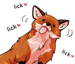 Flurry the fox sticker #12006654