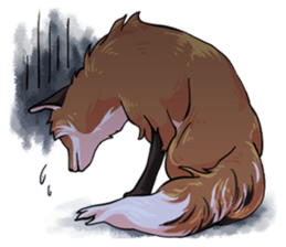 Flurry the fox sticker #12006657