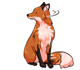 Flurry the fox sticker #12006658