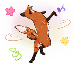 Flurry the fox sticker #12006661