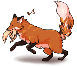 Flurry the fox sticker #12006666