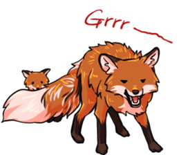 Flurry the fox sticker #12006674