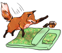 Flurry the fox sticker #12006682