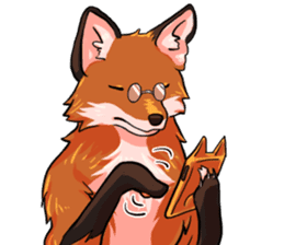 Flurry the fox sticker #12006683
