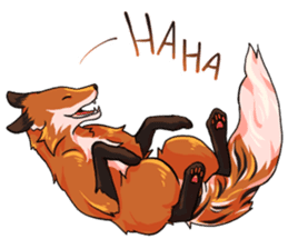 Flurry the fox sticker #12006685
