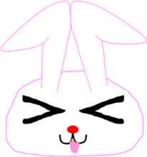 " Utchi " of rabbit mochi sticker #12007048
