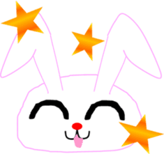 " Utchi " of rabbit mochi sticker #12007050