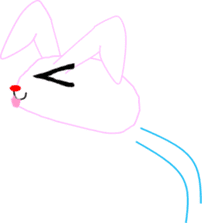 " Utchi " of rabbit mochi sticker #12007054